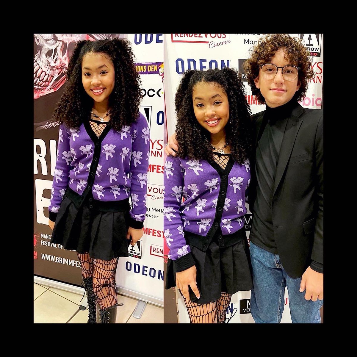 WeAreBluPrintPR's tweet photo. ABOUT LAST NIGHT: actress @mirabellelee attended @grimmfest with her co-star @augustmaturo to promote their new film Slapface #grimmfest2021 #manchester #augustmaturo #mirabelle #slapface #mayhementertainmentpr https://t.co/WjT1BcSdc8