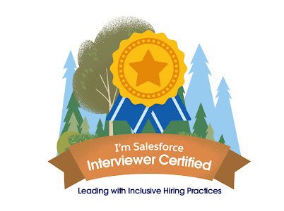 Very happy to share I am now Interview certified at Salesforce.

I’ve completed the work to understand our best practices around hiring and look forward to the continued work of building a workplace that creates a sense of belonging for everyone.

#Salesforce #Hiring #Interviewer