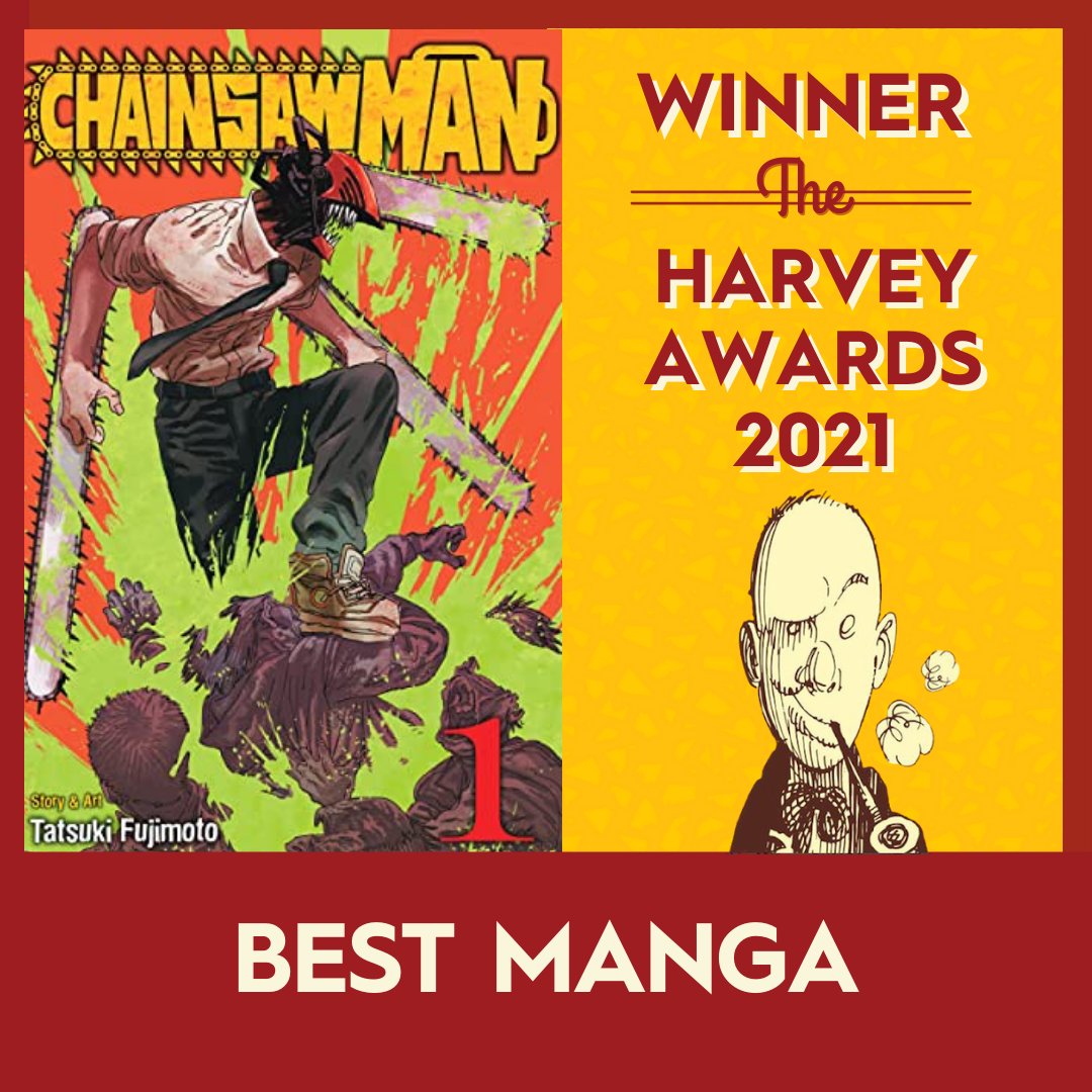 Chainsaw man vainqueur des Harvey Awards 2021