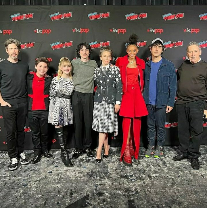 📸 • Finn com o cast de Ghostbusters Afterlife na Comic Con de Nova York, hoje 🥺🤏🏾