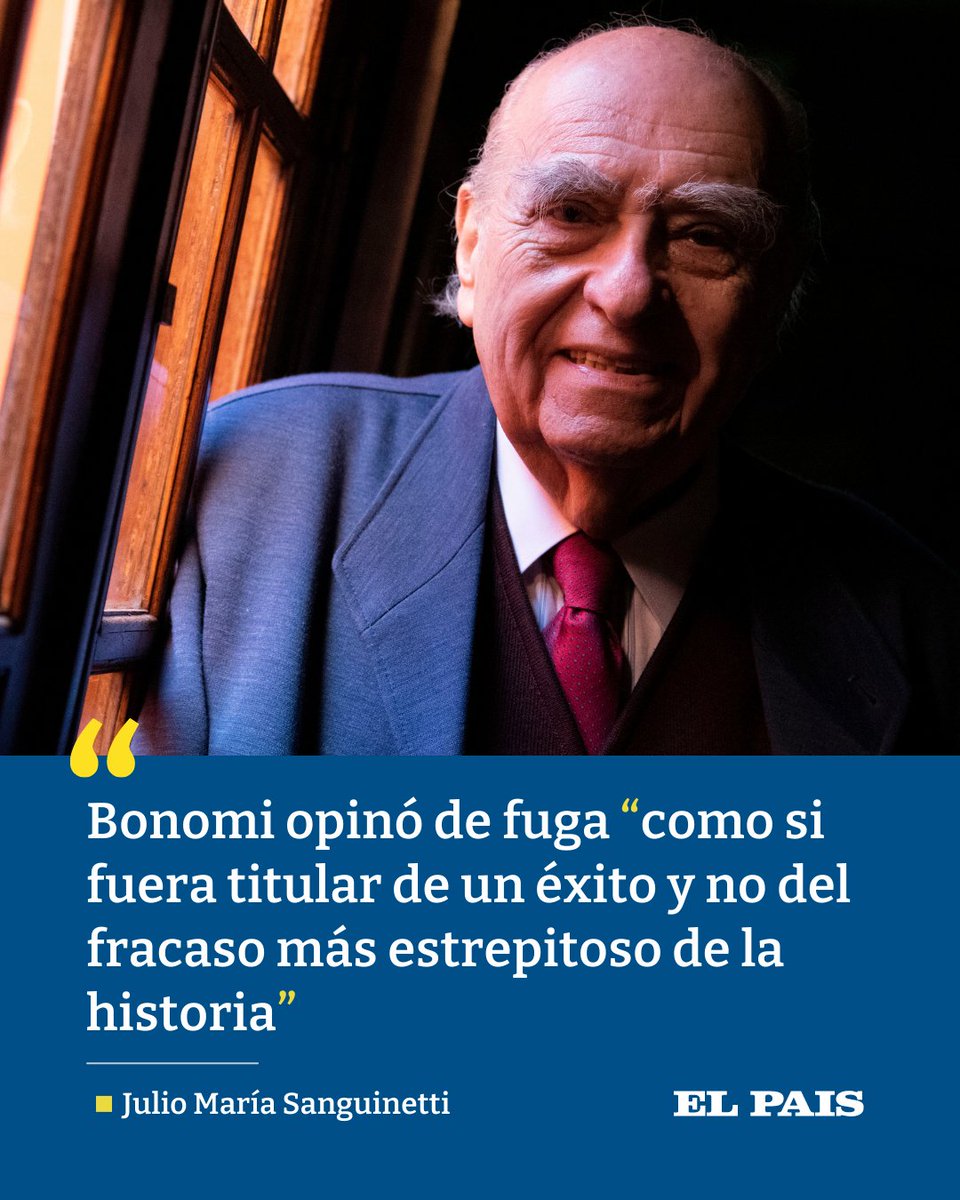elpaisuy's tweet photo. JULIO MARÍA SANGUINETTI: "El ministro al que se le escapó un narco italiano de alto porte se permitió opinar y agraviar a su sucesor, como si él fuera el titular de un éxito y no del fracaso más estrepitoso de la historia de la seguridad pública".

🔗 https://t.co/BGya9K1olS https://t.co/o2gGEH80J8