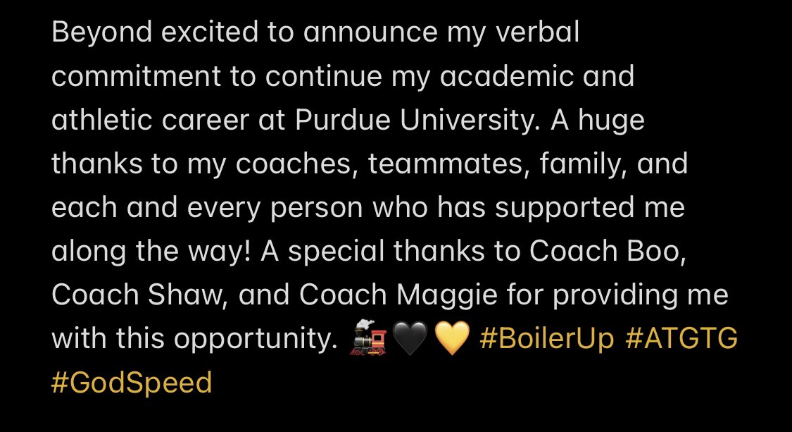 Moriah Polar (@moriahpolar) on Twitter photo Beyond excited to announce my verbal commitment to continue my academic and athletic career at Purdue University!! ๐ค๐๐ #BoilerUp #ATGTG #GodSpeed <a href="/PurdueSoftball/">Purdue Softball</a> Beyond excited to announce my verbal commitment to continue my academic and athletic career at Purdue University!! ๐ค๐๐ #BoilerUp #ATGTG #GodSpeed <a href="/PurdueSoftball/">Purdue Softball</a>