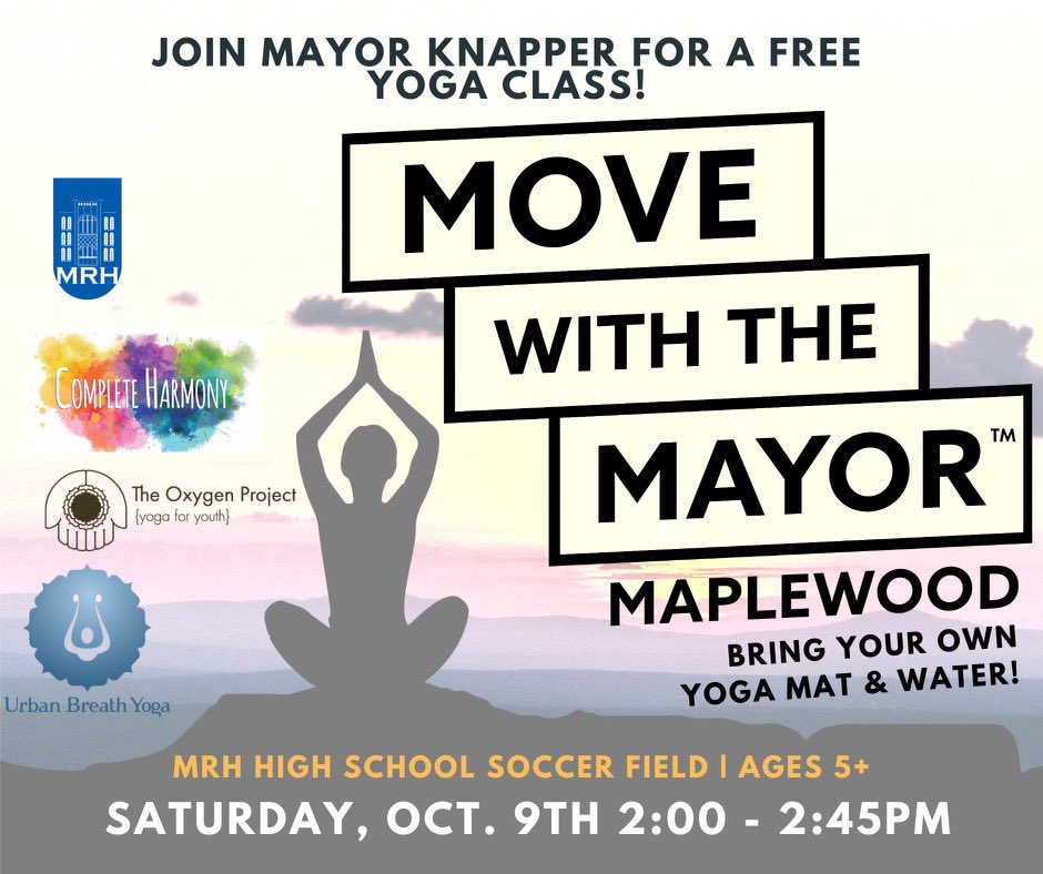 Want to put yourself in a brighter mood tomorrow afternoon? If so, then join me and yoga studios @stlcollective6, @urbanbreathyoga & CompleteHarmonySTL for a free yoga class. #MoveWithTheMayor