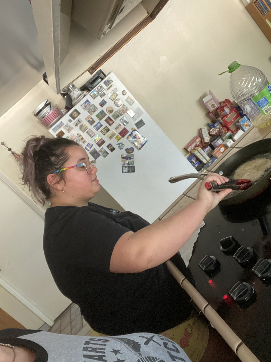 plusultrapotat's tweet image. Making the last batch of Lefse. We are cooking it as per recipe &amp;amp; last picture was an AirFry attempt. Soooo yummy, highly recommend to make some at home!! Thanks @stbende for sharing the recipe with me. We have had fun making it. #VikingBread