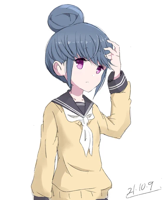 志摩リンちゃんをだらだらと描く #ゆるキャン△  #志摩リン https://t.co/GKomzl3HmW 