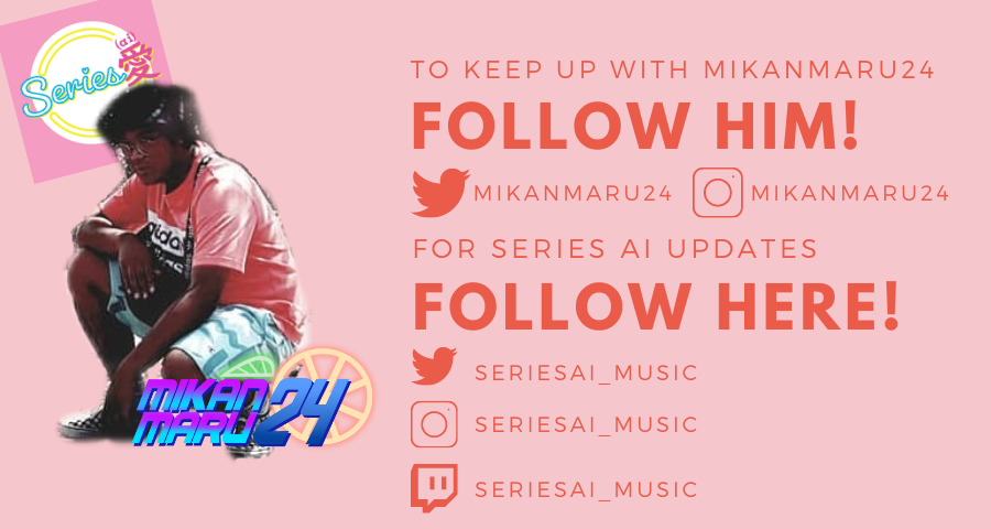 160cmRadio's tweet photo. Thank you Mikanmaru24 for coming back onto the show! To keep up with him &amp; Series Ai, follow: 

- Mikanmaru24 - 
Twitter: @mikanmaru24 
Instagram: https://t.co/1HWJOIIGrt

- Series Ai - 
Twitter: @SeriesAi_Music 
Instagram: https://t.co/svr6ov0Aib
Twitch: https://t.co/vail6HT8b0 https://t.co/5bYxYfSyu8