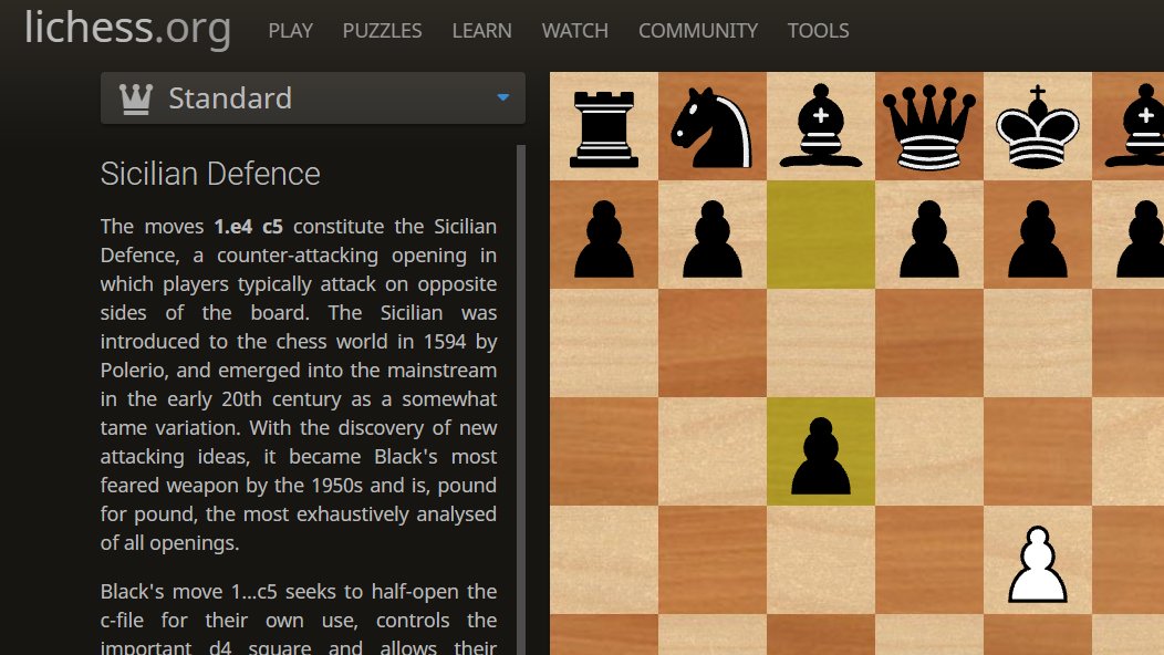 lichess.org on X: The analysis board now contains written