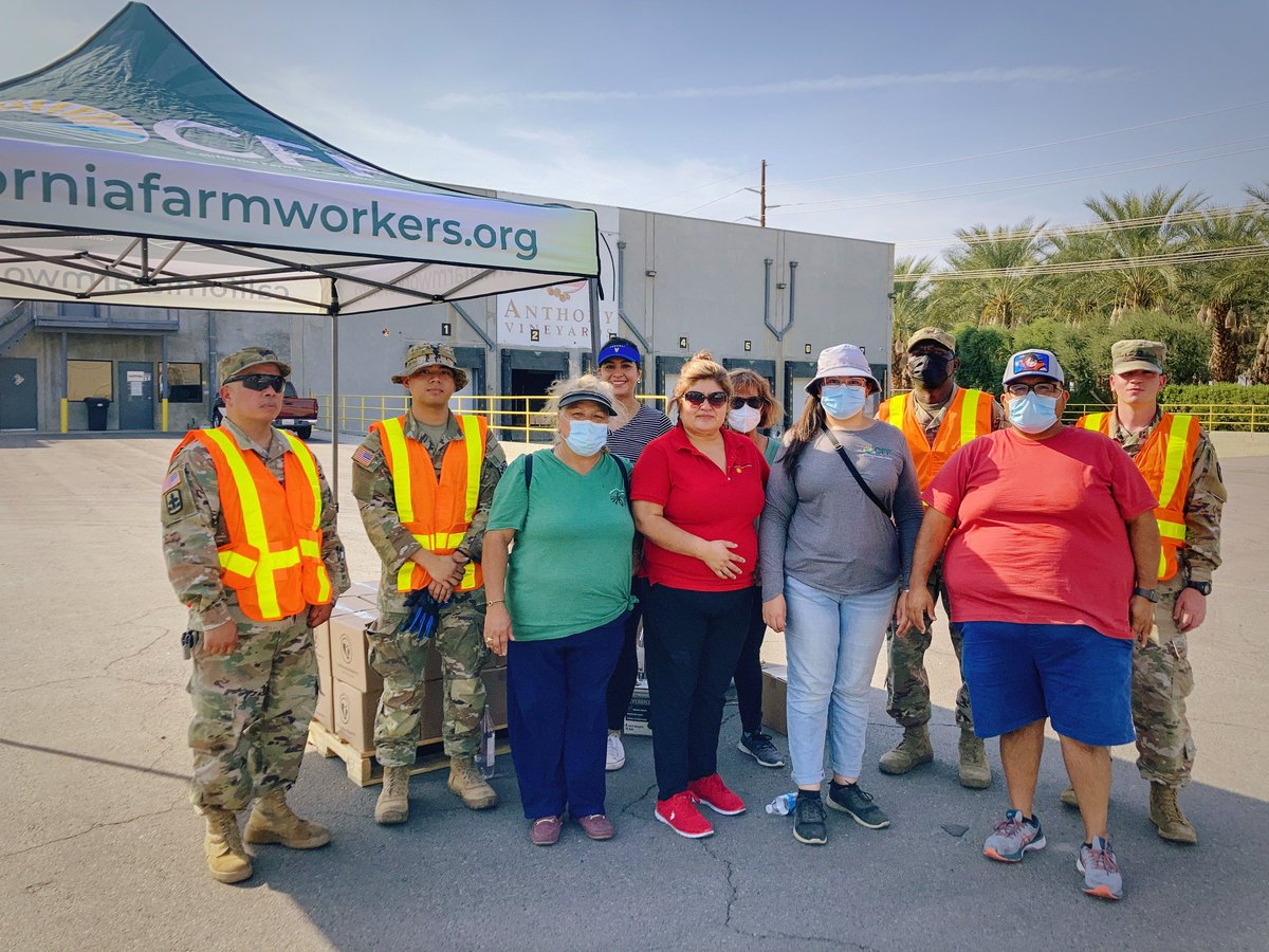 People working together in a strong community with a shared goal and common purpose can make the impossible possible! We are grateful to work alongside incredible community partners to help feed over 500 farm-working families in Coachella Valley. #cff