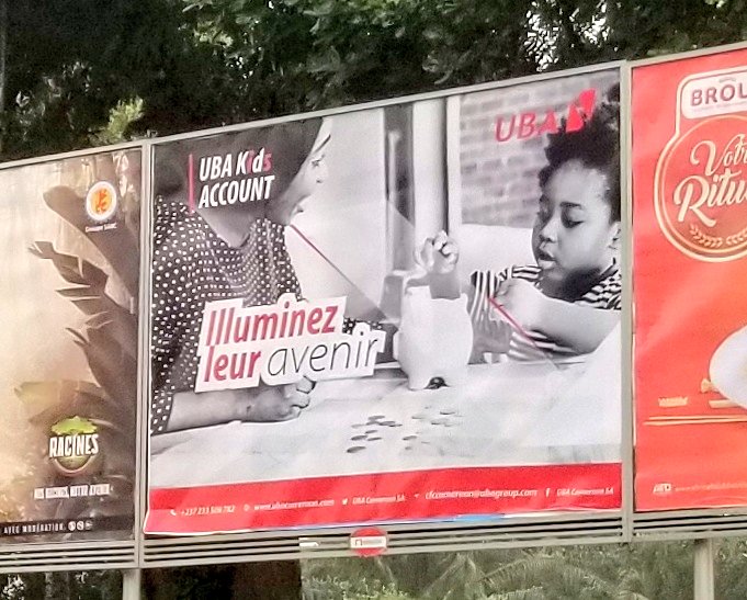 aristidemabatto's tweet photo. Quelqu'un a ouvert un compte pour son enfant chez @ubacameroon ?
Photo prise en juillet 2020
#ThrowbackPub
#SniperDePub https://t.co/ZoGncTXdfI