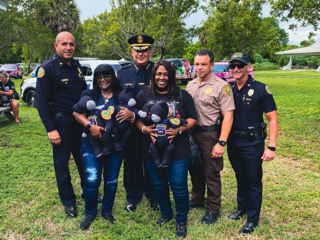 MiamiPD's tweet photo. Today was the opening ceremony for Law Enforcement Officers weekend. LEO weekend is about supporting the families of officers who have suffered a serious injury or who have fallen in the line of duty. @LeoWeekend @InBlueBand  @ArtAcevedo @TCarrollMPD @AlbertGuerraMPD @WRCookMPD https://t.co/ymx7s2S8or