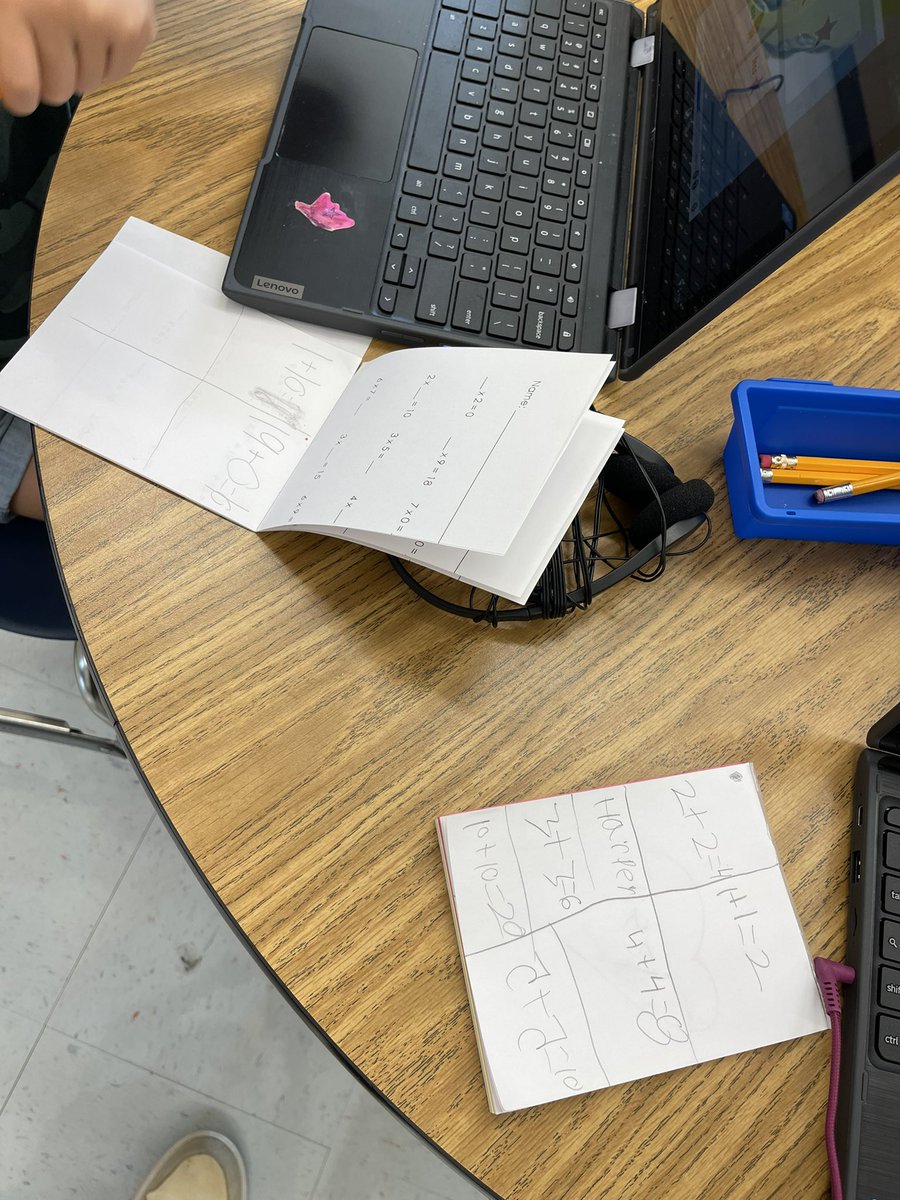 JayRoZee's tweet photo. My math students are also saving the planet while they work, using these upcycled notepads from #CopyPlus @mcpsDMM @mcpsElemMath @MCPS #math #matheducation #mathteaching #education #teaching https://t.co/u45LjJWlyp