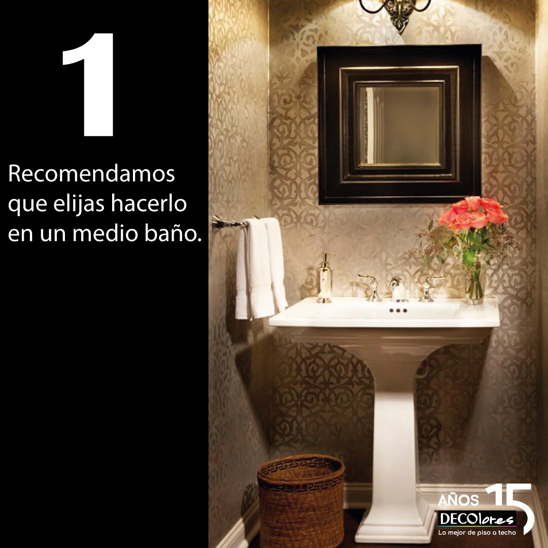 DECOloresVE's tweet photo. 🌟 3 aspectos que debes considerar antes de instalar #PapelTapiz en el baño.

¿Nos falta alguno? ¡Comentanos cuál! 👇

#Decor #Decoración #Interiorismo #InteriorDesign #Tips https://t.co/h3WDgKIrxW