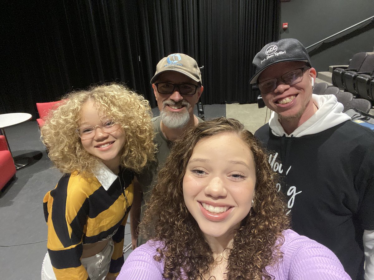 scolwell1's tweet photo. I’ve known these two girls (and their mom and dad) for years, but today I got to interview Macie and Marie, The Cunningham Sisters and talk to them about being on the Voice and Hamilton. They’ll be interviewed hundreds of times but this one is very special to me. https://t.co/ImJd6zCiOs