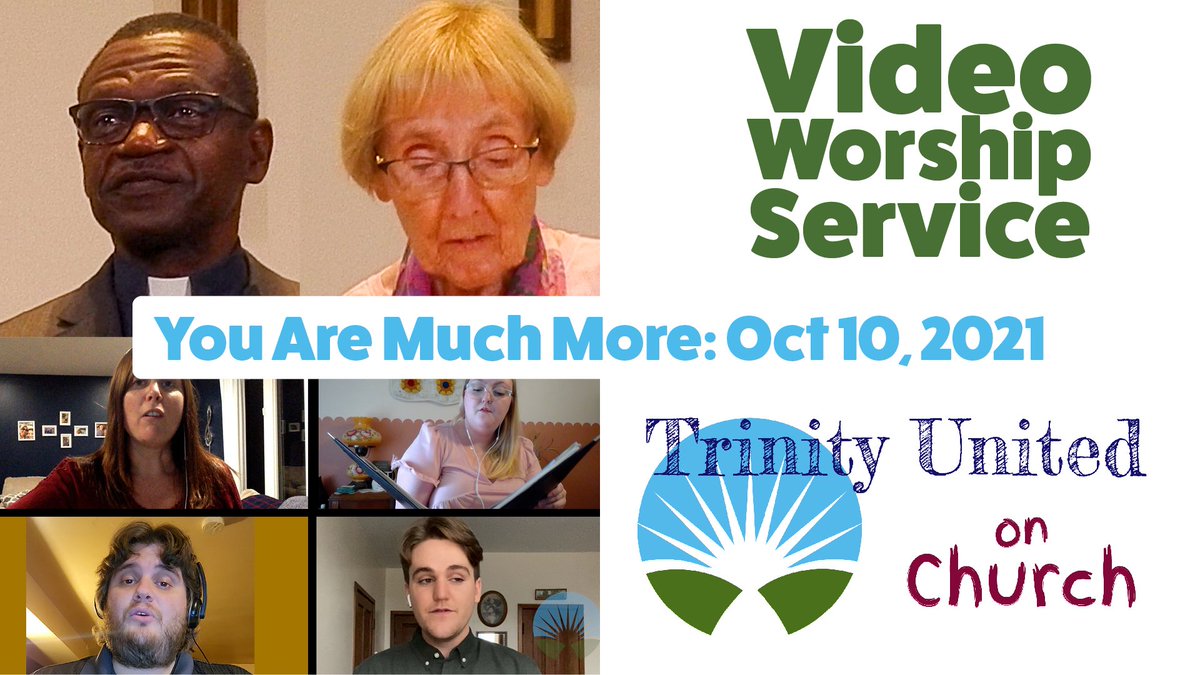 Join us Sunday at 10AM for a special #Thanksgiving Service youtu.be/r5kWG-QlNe0
#kwawesome <a href="/UnitedChurchCda/">United Church Canada</a>
