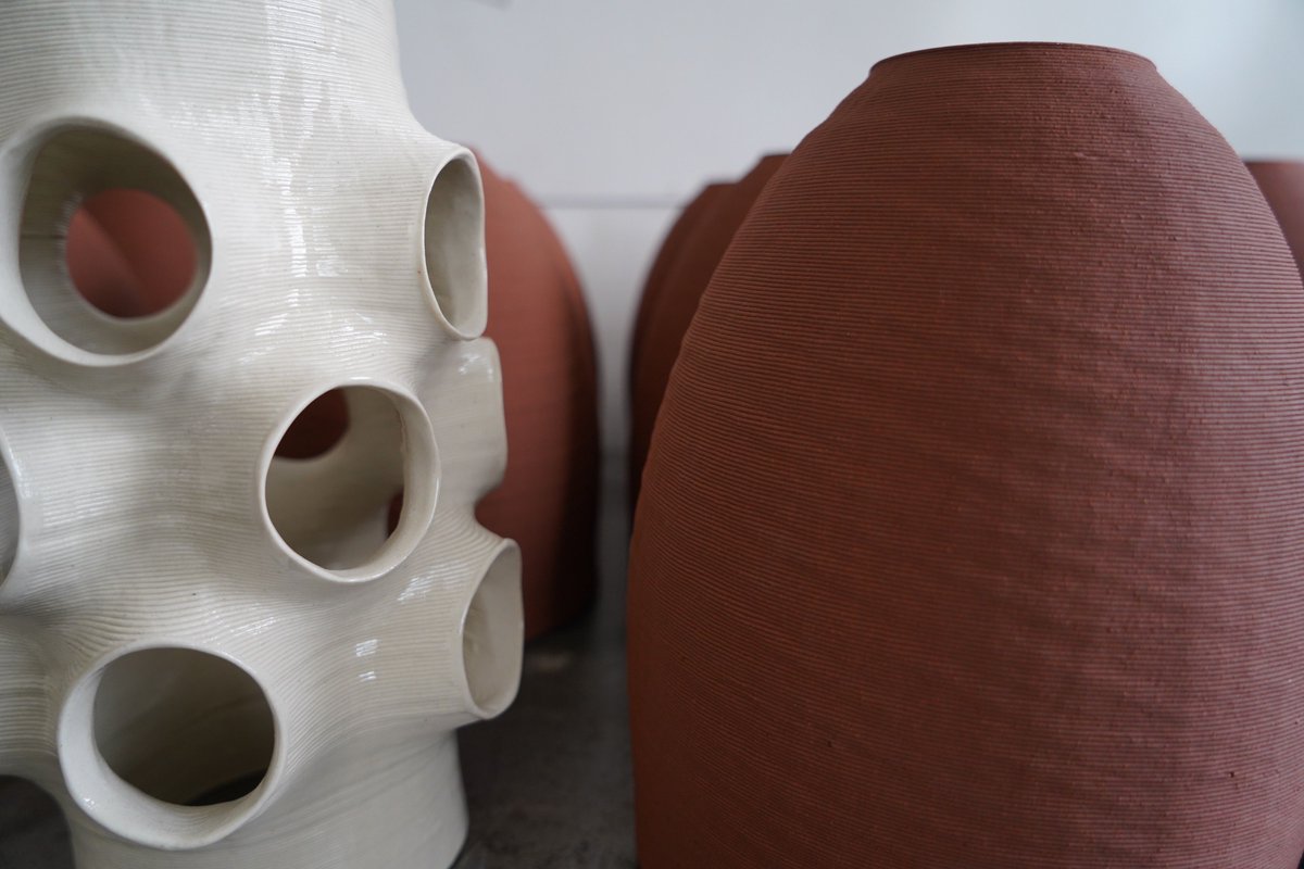 thegoodmod's tweet image. 3D printed pendant lights now available for made to order!! #Lighting #3DPrinted #3DPrintedClay