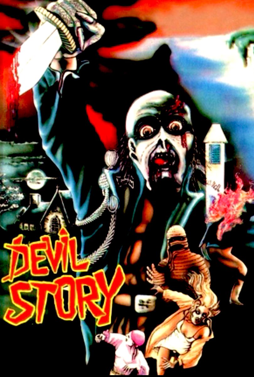 dawnofthediscs's tweet photo. Now watching: Devil Story (1986) Dir: Bernard Launois. @VinegarSyndrome 

#DevilStory #VinegarSyndrome https://t.co/x1PjV7ol9Y