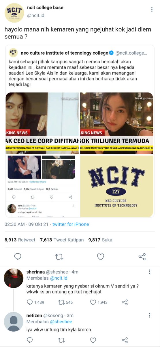 xchzzpng's tweet photo. neophyte

mark x jaehyun x taeyong x doyoung x haechan x jaemin x oc au

"sampe kapan kita harus pura pura ?" —neophyte au https://t.co/1kgozDyK23