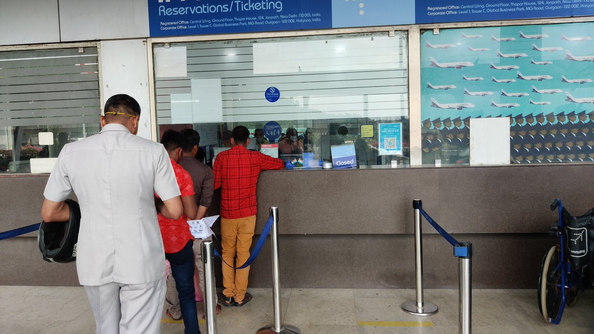 Callous, greedy, usurious @IndiGo6E Staffed minimally so long lines. @RahulOne_ was in check-inQ 0845 for 1000 flt. Denied check-in saying closed 0900! Charged more next flt. You will lose share with @airindiain in @TataCompanies fold. @PriyaPMO @vr_ias @GripeO_Feed @flyspicejet