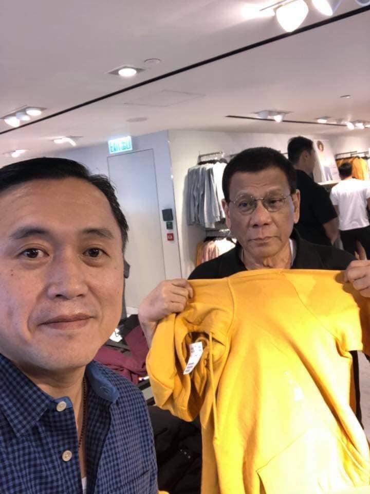RudyOrtea's tweet photo. Kung ayaw na nina Leni at Kiko ng yellow, sina PRRD at SBG naman daw ang magdi-dilaw. 

Troll Master Level 999999😂 https://t.co/GunHeDZbpn