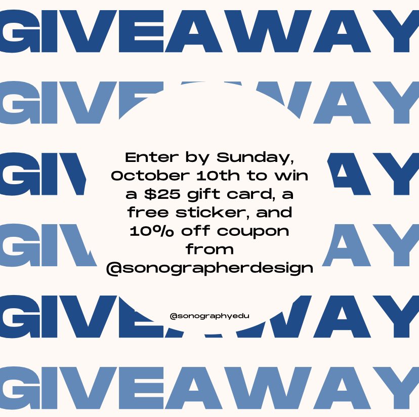 Entry for our giveaway with @sonographerdesigns ends this Sunday! Check out our instagram to learn how to enter.

#sonography #ultrasoundtech #medicalimaging