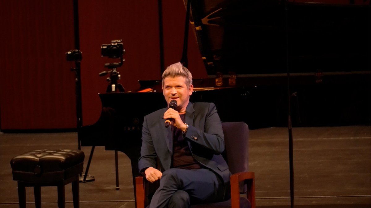 OryShihor's tweet photo. It was a pleasure having my 17 yo student @LucasSha join me and @ClassicalKUSC’s @lauritzen_brian at the prelude conversation prior to the concert 
@TheWallisBH  #OryShihor  #Beethoven #Piano https://t.co/Zmxxqh7FNm