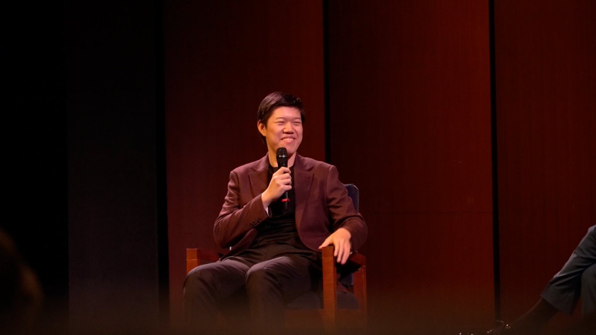 OryShihor's tweet photo. It was a pleasure having my 17 yo student @LucasSha join me and @ClassicalKUSC’s @lauritzen_brian at the prelude conversation prior to the concert 
@TheWallisBH  #OryShihor  #Beethoven #Piano https://t.co/Zmxxqh7FNm