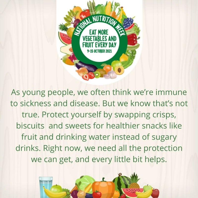 Makro_SA's tweet photo. National Nutrition and Obesity Week 2021 starts today!
This year the focus is on "Eat more vegetables and fruit every day."
Visit https://t.co/seR2xuOkzV to learn more.
#NNOW2021 #Nutrition4Immunity #GoodFood #GoodImmunity #GoodFoodGoodImmunity #FoodandImmunity