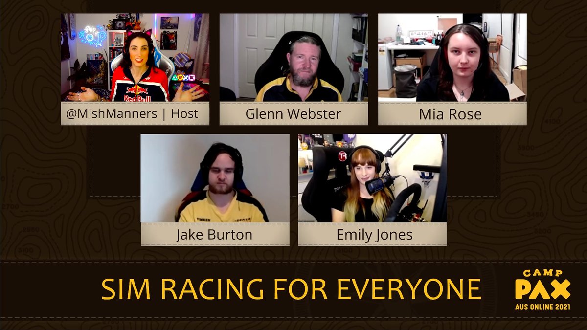 MishManners's tweet image. T minus 1 hour until our sim racing panel. We're live on the main #PAXAus channel at 5.15pm AEDT 👇
twitch.tv/PAXAustraliaOf…

Talking all things racing, how you can get involved, &amp;amp; opportunities for you. There's also the chance to win a sim racing setup thanks to @SandmanTech