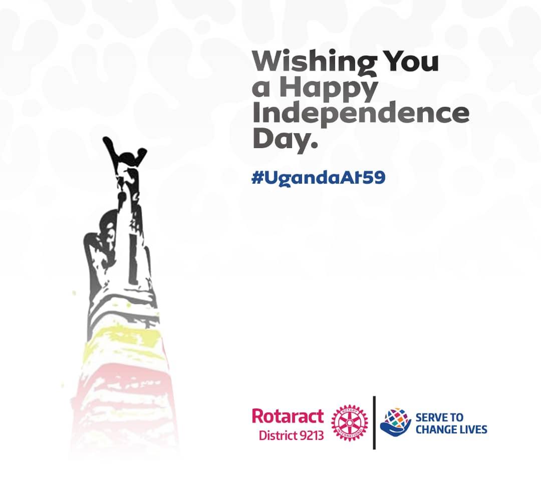 From @RotaractD9213 to 🇺🇬

#IndependenceDay2021