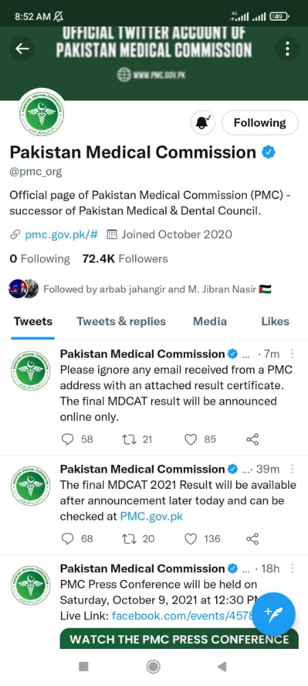 notsoareeba's tweet photo. #MdcatStudentsWantJustice
This just shows how incompetent PMC is. That email contained all our personal information. Is this a joke to you? https://t.co/RlpCKlUGkV