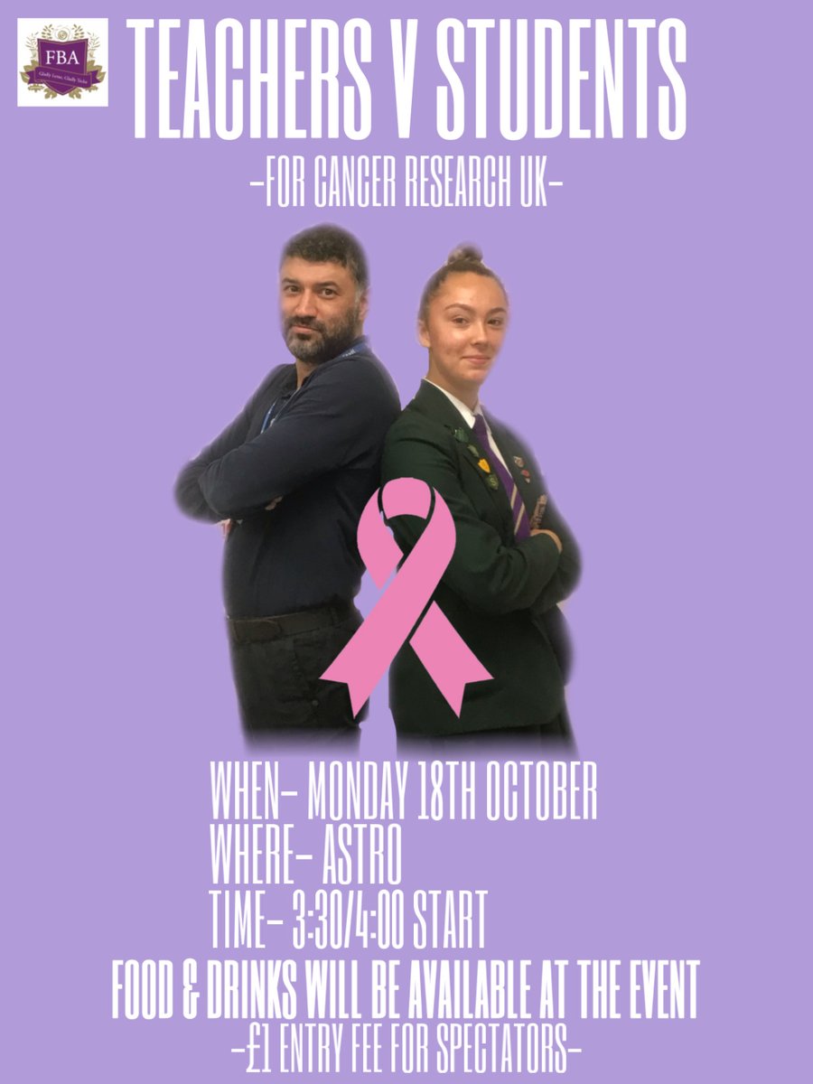 Raising money at FBA for a worthy cause