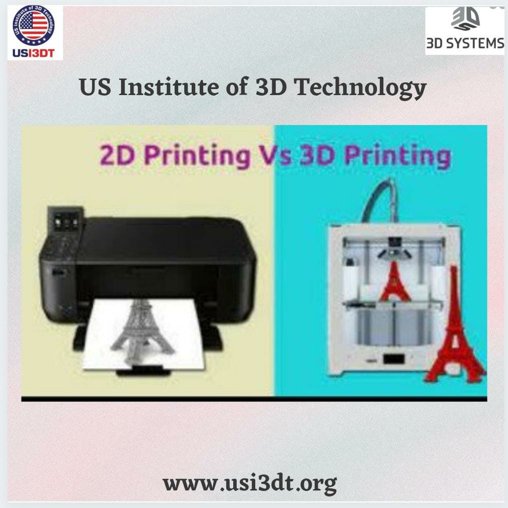 usi3dt's tweet image. US Institute of 3D Technology.

3D printing is the process of making an object out of some material, often plastic. 

2D printing, or just simply, printing, is the process of putting an image on paper.
#3dprinting  #technology #3dsystem.