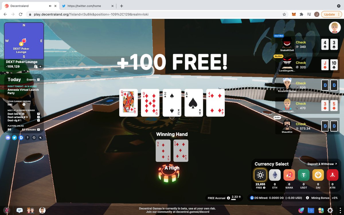 It's so good to see poker club again ^^ 
 <a href="/DecentralGames/">Decentral Games</a> #DGPoker