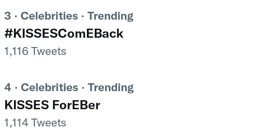 KISSES TRENDSETTERS 💋 tweet media