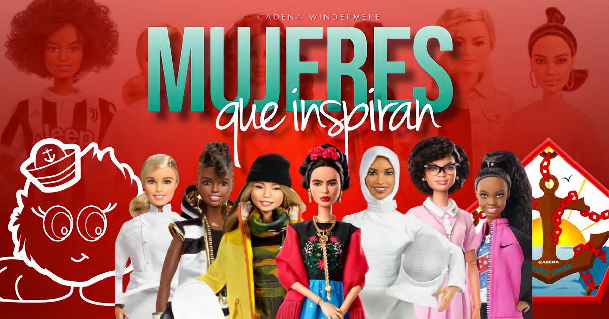 WindieWind's tweet photo. “Mujeres valientes que se arriesgaron, cambiaron las reglas y allanaron el camino para que generaciones de niñas soñaran más grande que nunca” #BARBIEDAY https://t.co/0vLVibVtgR
