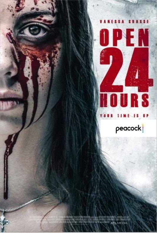 RT @HollyAmberChur1: OPEN 24 HOURS is now streaming on Peacock!  You can also stream it on Shudder, Amazon & Tubi! https://t.co/81EnZZVeIO