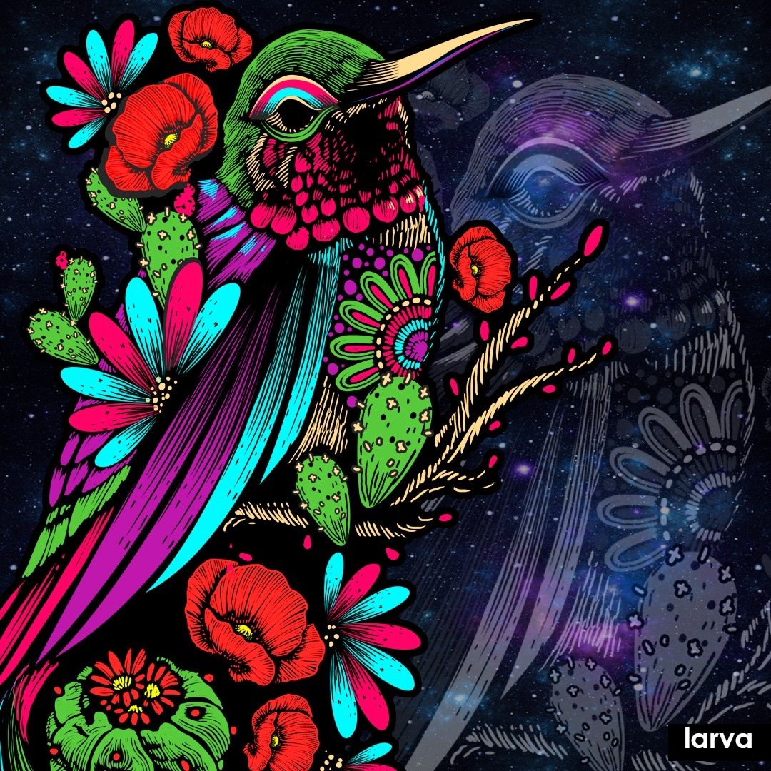 LarvaClothing's tweet photo. Si alguien te desea un bien, el colibrí tomará ese deseo y lo llevará hacia tí.

El Guardian de los guerreros y portavoz de lo divino.

▶️ https://t.co/fbniXKlzQ3

#hummingbird #colibri #ave #larvadesigns #arte #art https://t.co/L75TMpSBJr