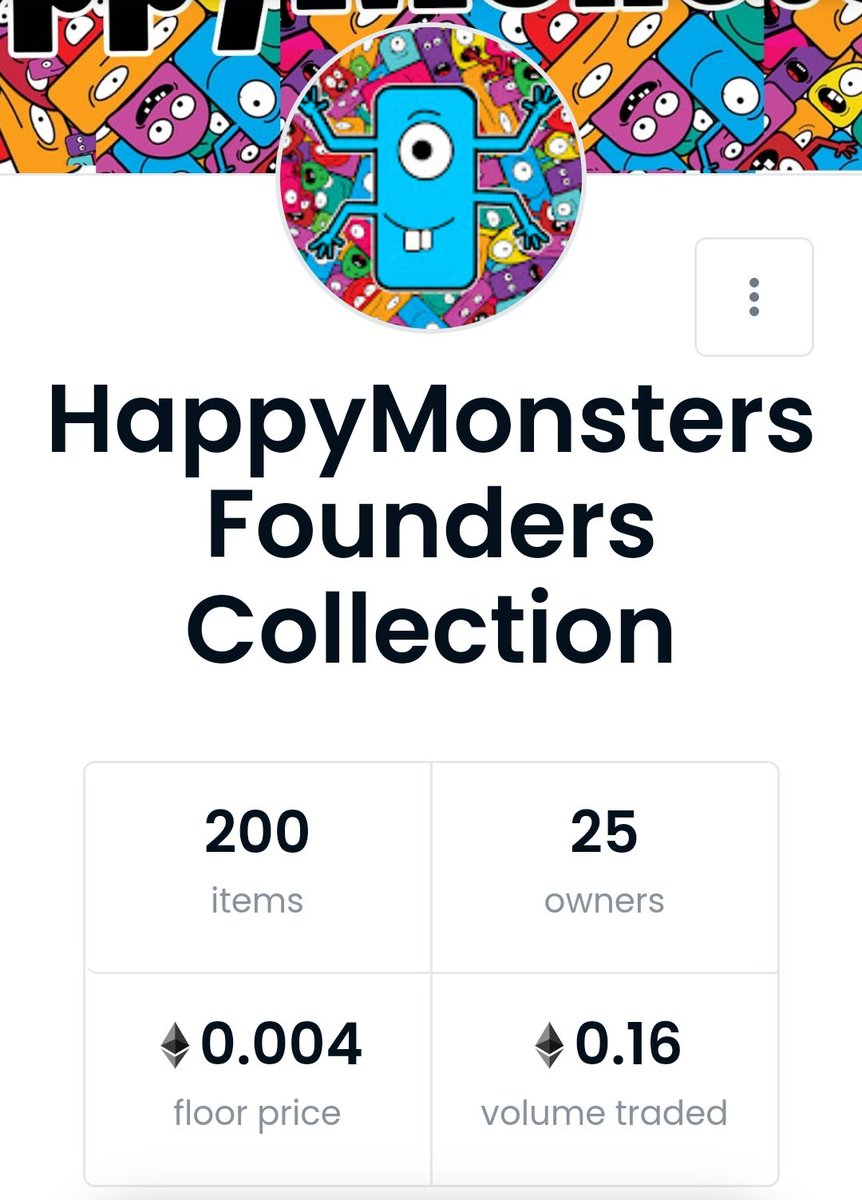 imahappymonster's tweet photo. New breed of #HappyMonsters will be coming..10,000 will be escaping &amp; the 200 #HappyMonsters founders collectors will be given a heads up notice before they go live to collect the new monsters with rarities first! Until then find us with no gas on #Polygon https://t.co/p70ZBEBbmF https://t.co/gVXbNAshWy