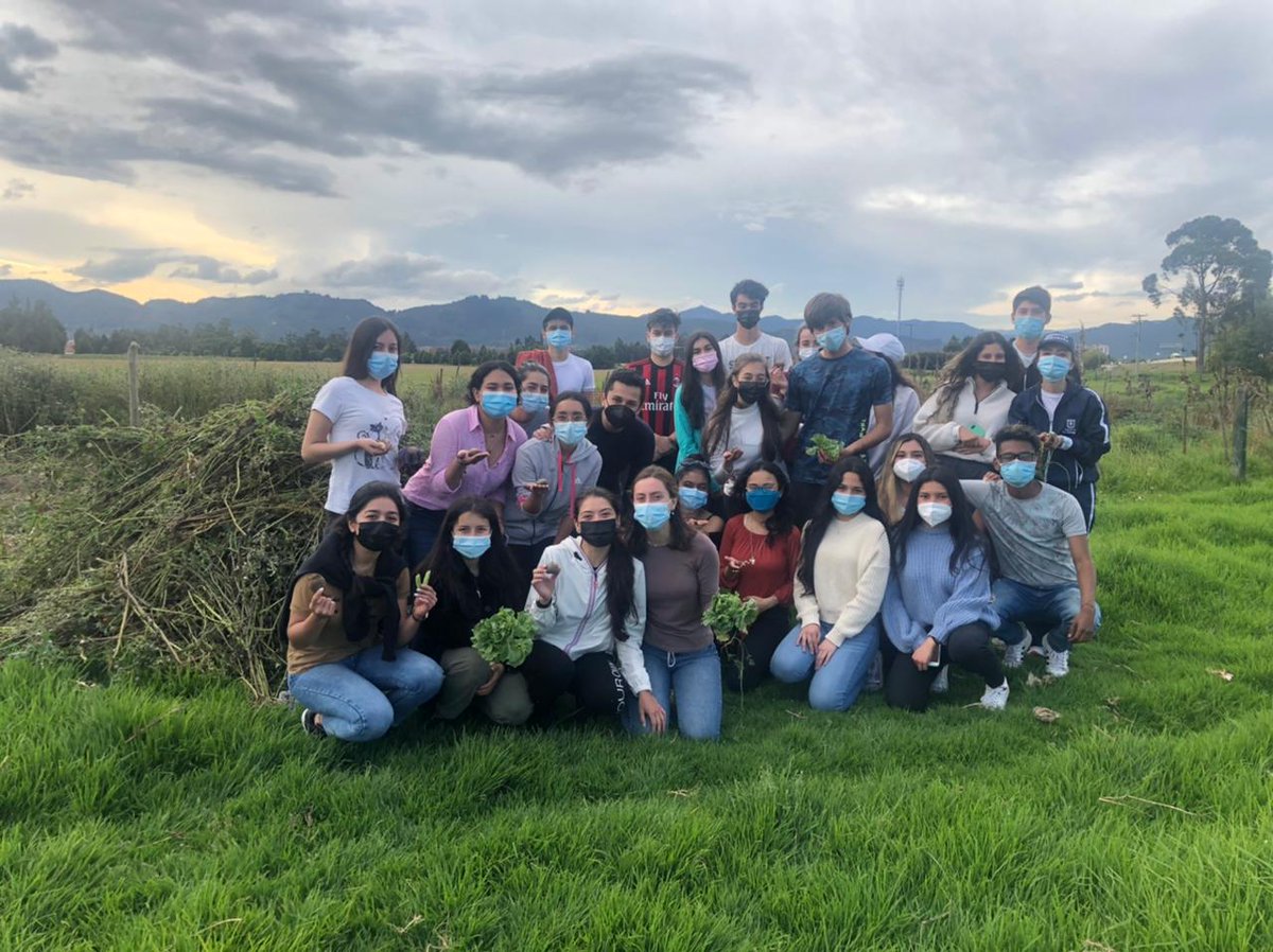 BienestarSabana's tweet photo. Nuestra huerta solidaria ha dado los primeros frutos🥕🥬 Nuestros voluntarios, de diferentes programas y semestres han trabajado por más de 5 meses para crear la primera huerta en @unisabana, la cual busca poder ayudar en la alimentación de familias vulnerables en la zona. https://t.co/v7QlbmIyc1