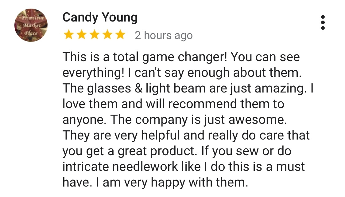 CraftOptics's tweet photo. See our website for reviews comments directly from customers. 
⁠
#CraftOptics #magnifiers #magnifyingeyeglasses#sewing #quilting #embroidery #crossstitch #miniatures #beadwork #needlepainting #diamondpainting #eyelashextensions #jewelrymaking   #beadedjewelry⁠ https://t.co/y0W6Fh7yft