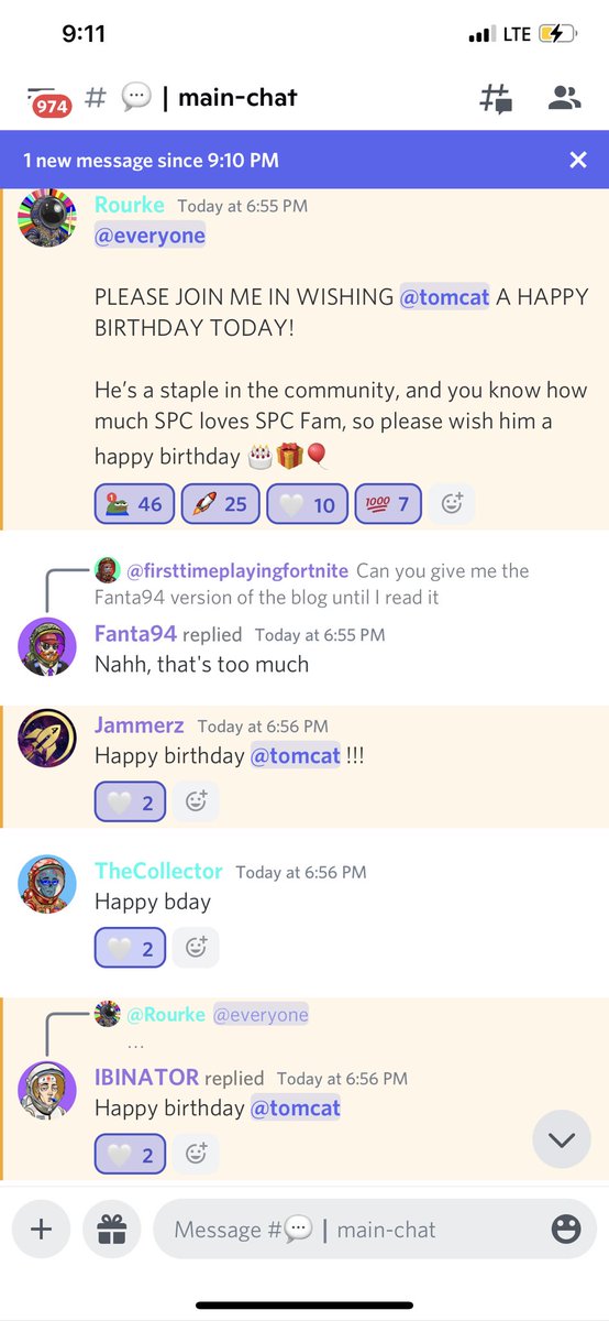 NYC_NFTs's tweet photo. Got more love and birthday wishes from my @SpacePunksClub Fam then I did from people that have been in my life for years. Really fucking love these guys and girls 🤍 #SPC4L 💯 https://t.co/WaexBLnIl2