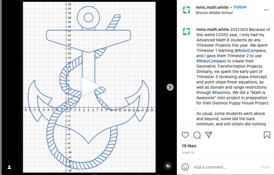 Geometric Transformation - Student Projects

robocompass.com/share?id=1iyc8…

use Mouse Wheel  to zoom in / zoom out.

More Student projects can be found at instagram.com/p/CQH57oKMAHM/

<a href="/MMS_Math_White/">MR WHITEs Math Class</a> @A_Dobbie11