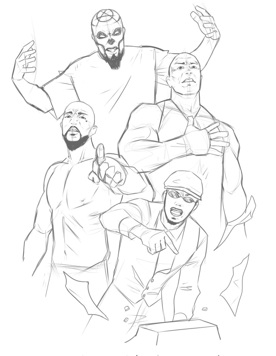 SlitherAshes's tweet photo. Was super excited to see a new song from @TechN9ne today. I don't get on here much but I'm glad I did today. Initial sketch that I'll hopefully get to clean up and color. Thanks for being an inspirational force of nature. @TheRock @therealJoeyCool @TheRealKingIso https://t.co/ZX6emDz9N7