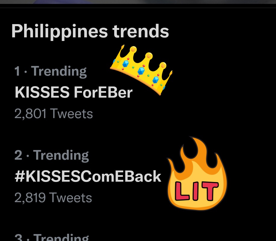 KISSES TRENDSETTERS 💋 tweet media