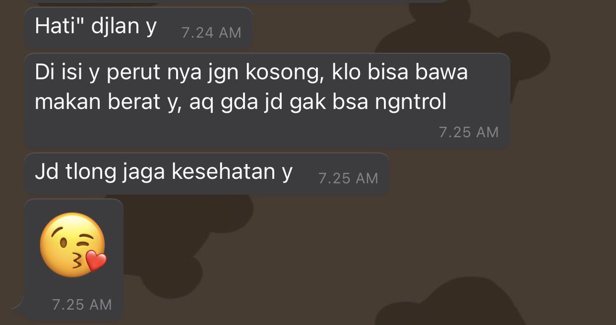 pidia_'s tweet photo. definisi perhatian tapi ga lebay versi aku :) https://t.co/tQWKnUXory