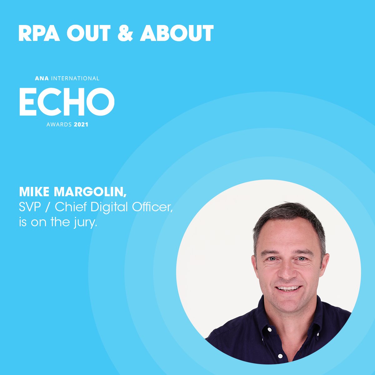 RPA_advertising's tweet photo. WOAH! Congrats to @mmargolin on being named a jury member for this year's Echo awards by @ANAmarketers. More info: https://t.co/LSYLqlJ71I https://t.co/7JSuoLf84e