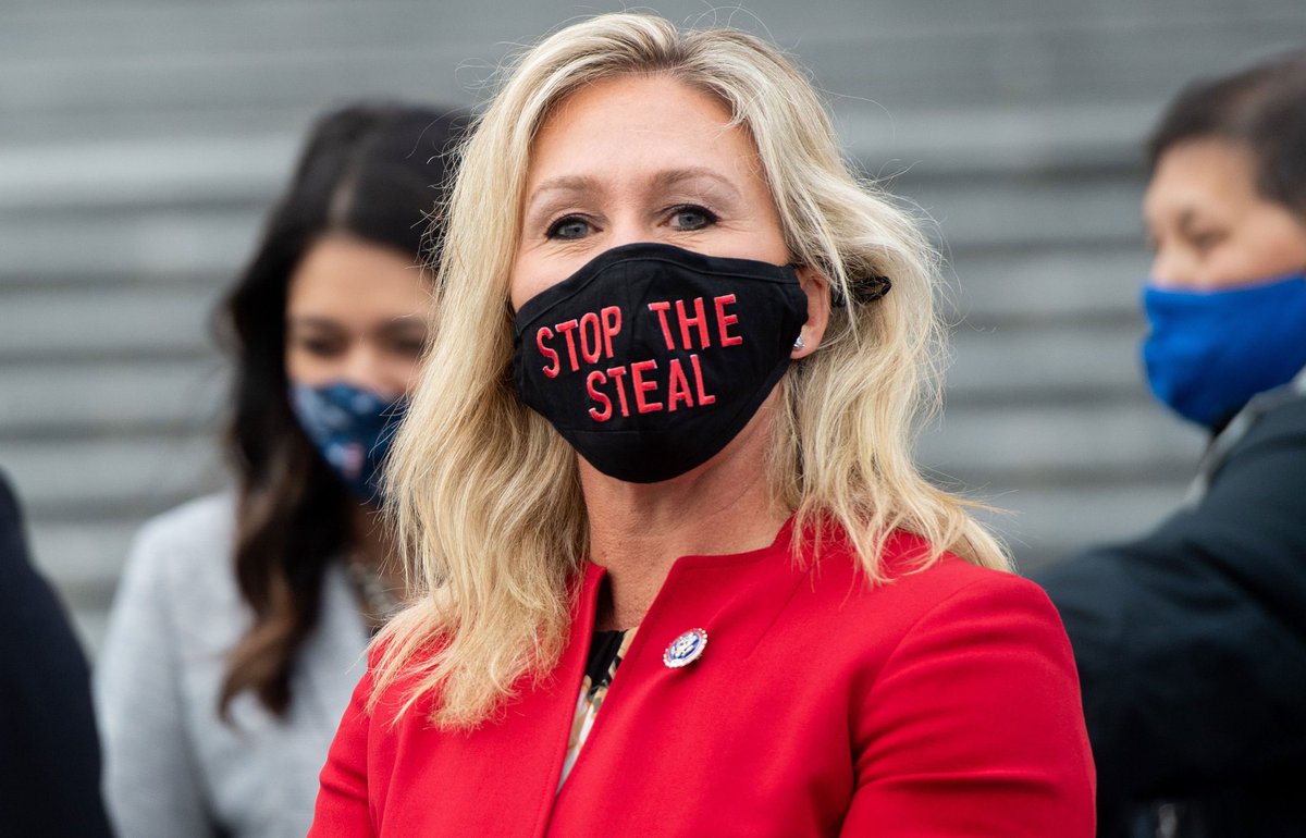 WolverineResist's tweet photo. @mtgreenee @mattgaetz Boogaloo Barbie says what?
Why did Republicans block the formation of a January 6 Commission?
What are they hiding?
Who are they protecting?
Who knew what when?
Stay tuned.
#January6SelectCommittee
#SeditiousConspiracy
#FourteenThree https://t.co/twfNlJdHa6