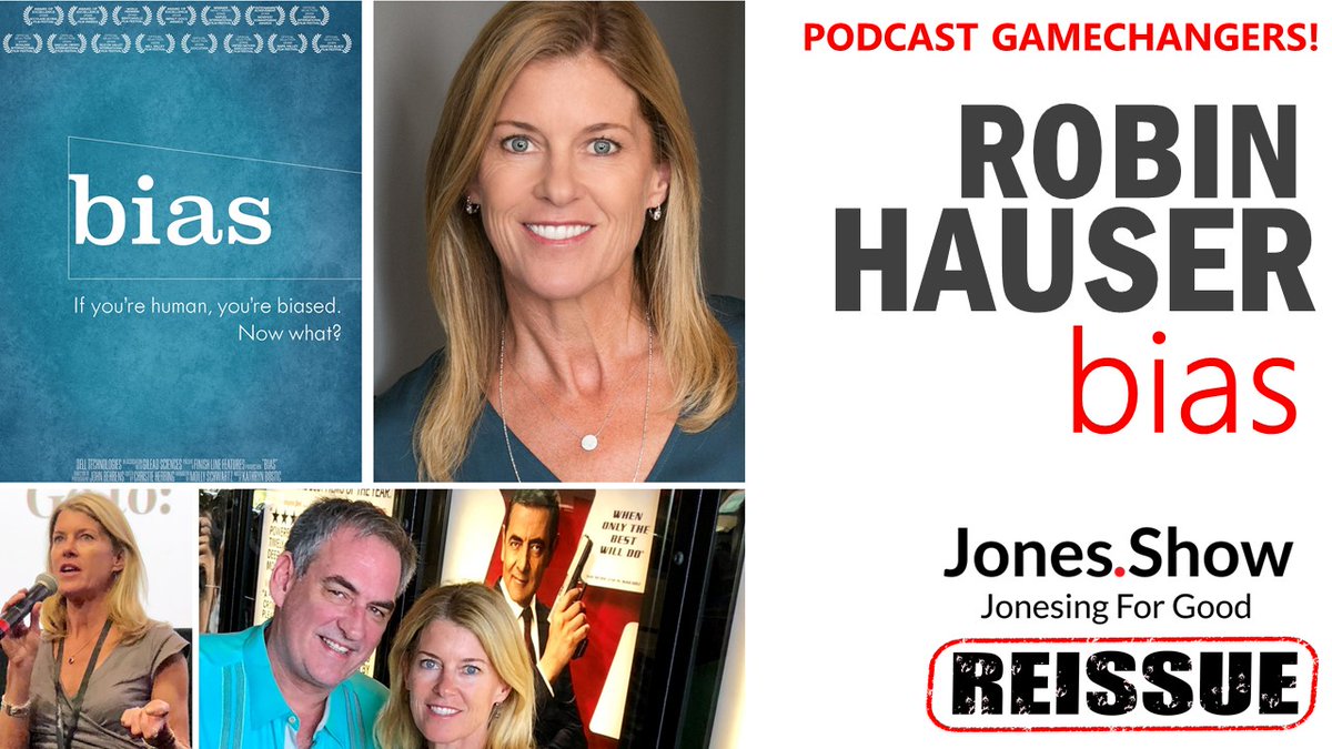 randallkjones's tweet photo. #Documentary filmmaker #RobinHauser of @FLFdocs stars in the 3rd most popular https://t.co/Ke0n4QtayF episode of all time. And her first appearance on her extraordinary film #bias deserves another listen. #JonesingForGood #unconsciousbias LISTEN HERE:  https://t.co/tNqcwLDwli https://t.co/hqaE9PAqFN