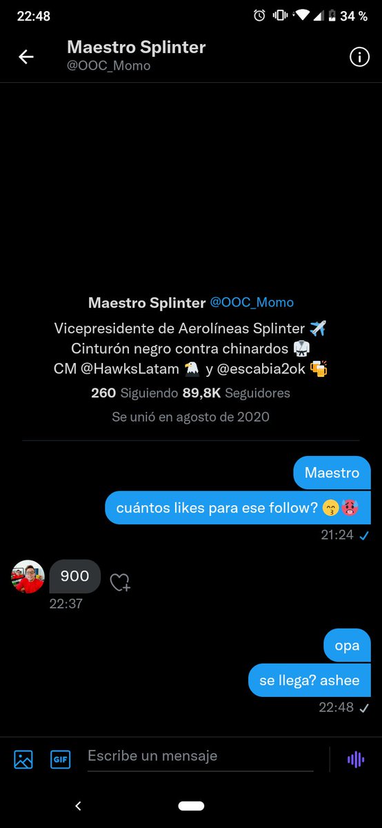 Splinternarigon's tweet image. FOLLOW Y RT DALE 🥵