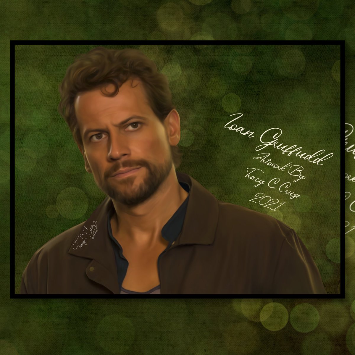 Only1Tracy's tweet photo. I started this redo #digital #painting of @ioangruffudd months ago. I found it &amp; finished it today. #paintings #digitalart #artwork #harrowonhulu #danielharrow #ioangruffudd  #digitaldrawing #digitalpainting #procreate #procreateart #graphicartist #artist #kingarthur #fantastic4 https://t.co/GkK13W7Skp